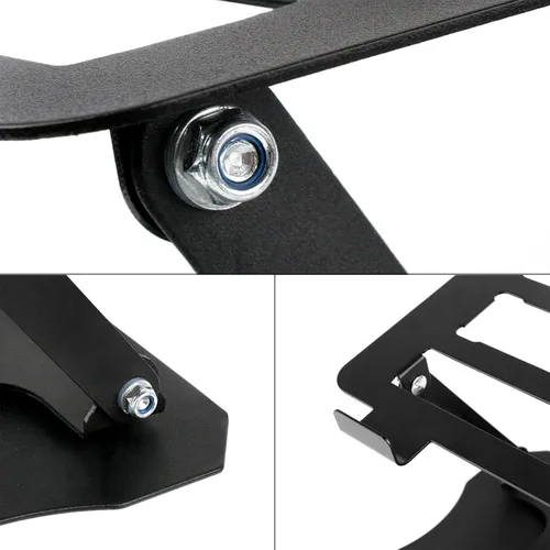 Vista 3 de Soporte ajustable para laptop, elevador portátil de metal giratorio de 360° y plegable, soporte plegable para portátil de viaje para portátiles