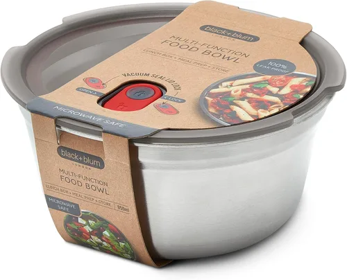 Vista 17 de Taza de almuerzo BLACK + BLUM - Recipientes reutilizables para preparar comidas para picnic y camping - Caja de almacenamiento de alimentos