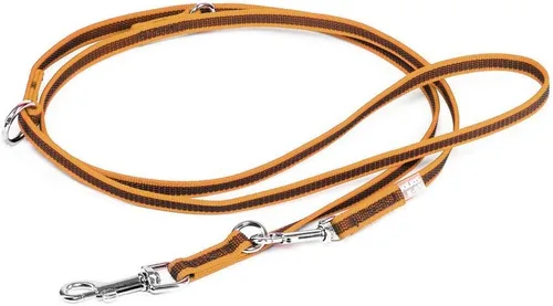 Vista 109 de Julius-K9 218GM-B-DP Correa de color y gris superagarre, ajustable, 0.551 in x 7.2 ft, azul-gris