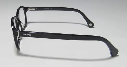 Vista 4 de Jack Spade Barnes Diseñador para hombremujer Lleno Colección Auténtica Forma Clásica Gafas, negro