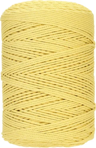 Vista 18 de Cuerda de macramé de 2 mm x 349 metros de cuerda de algodón natural para macramé, cuerda de macramé de color, cuerda de algodón suave, suministros