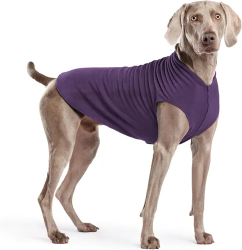 Vista 38 de Abrigo elástico de lana para perro, ropa suave y cálida para perro, suéter elástico para mascotas, lavable en lavadora, ecológico, para todo el año