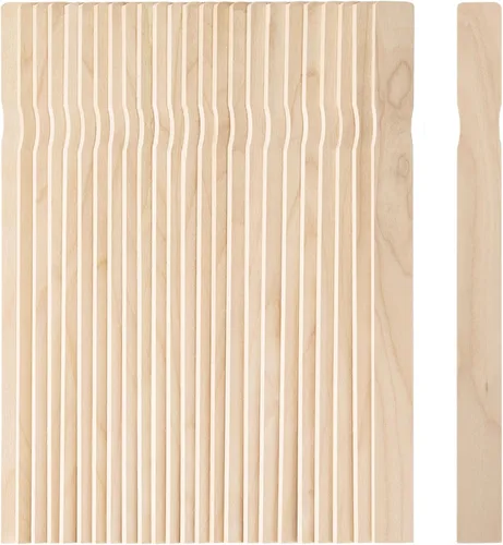 Vista 8 de WISYOK Paquete de 15 palitos de pintura de 12 pulgadas, palos de pintura de madera para mezclar, palitos grandes para manualidades, agitadores