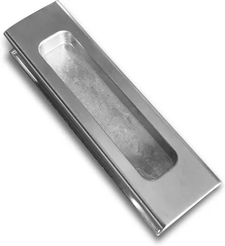 Vista 4 de CCJH Tirador de dedo para puerta de montaje empotrado, resistente, moderno, simple, mango invisible para puerta corrediza de granero, fácil