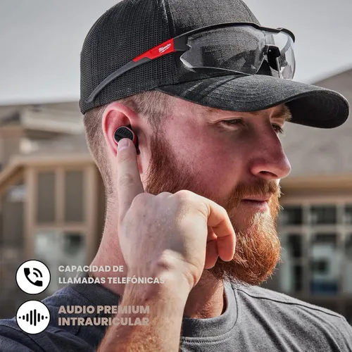 Vista 3 de Milwaukee Electric - Auriculares para oídos USB BLUETOOTHREG para puesto de trabajo