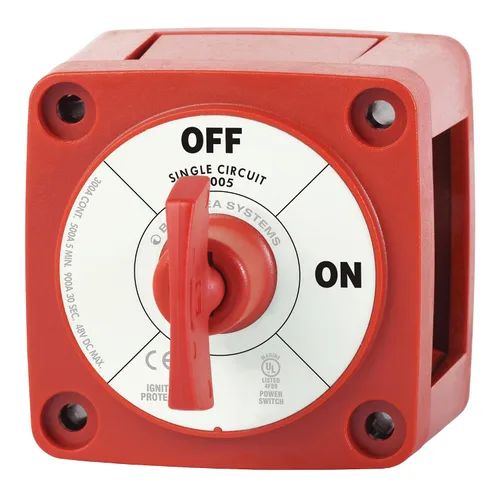 Vista 13 de Blue Sea Systems 6008200 Serie m-Series Mini Interruptor de batería Selector de 3 posiciones, negro