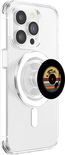 Vista 3 de Disco de vinilo retro LP de regalo - Vinilos vintage PopSockets MagSafe PopGrip para iPhone