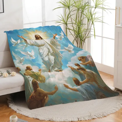 Vista 223 de Manta de águila con la bandera estadounidense y águila calva, regalos para niños, niñas, niños, adultos, mujeres y hombres, suave, acogedora, cálida