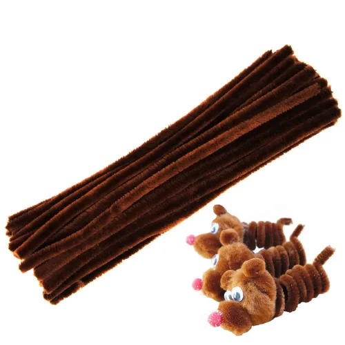 Vista 7 de 100 unidades de tallos de felpilla para limpiar tuberías negras para manualidades, artes, bodas, hogar, fiestas, decoración de vacaciones, 0.236 in