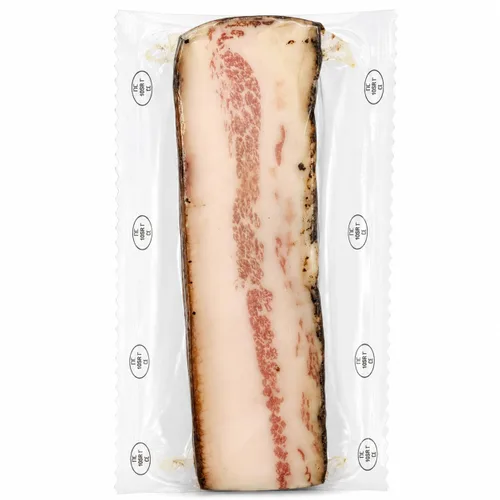 Vista 2 de Alma Gourmet Guanciale, papada italiana de cerdo curada en seco, aprox. 6 oz (170 g) - Paquete de 1