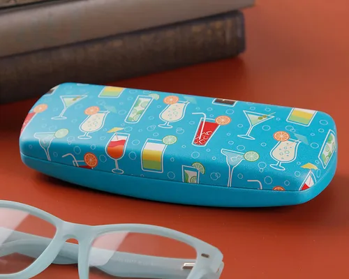 Vista 5 de Ron's Optical Clamshell - Funda rígida para lentes de lectores de marcos pequeños a medianos para mujeres y hombres