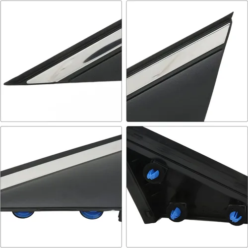 Vista 7 de Espejo delantero izquierdo para coche esquina 86180 C1000 para espejo lateral del conductor, placa triangular, repuesto para Sonata 2015-2019