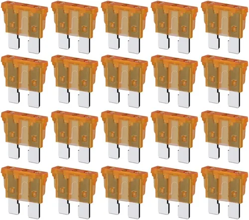 Vista 6 de Gebildet Fusibles de coche de hoja Micro2 5A 5A Fusibles automotrices para vehículos recreativos, motocicletas, camiones (paquete de 10 unidades)