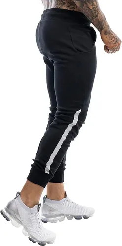 Vista 2 de Wangdo Pantalones deportivos ajustados para hombre, pantalones deportivos cónicos para entrenamiento, pantalones deportivos casuales para correr
