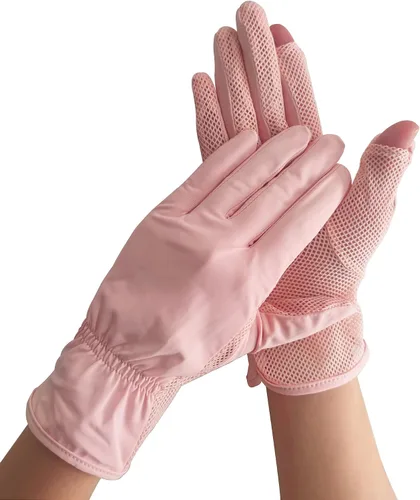 Vista 8 de Guantes de conducción para mujer con protección UV UPF 50+ transpirable para pantalla táctil