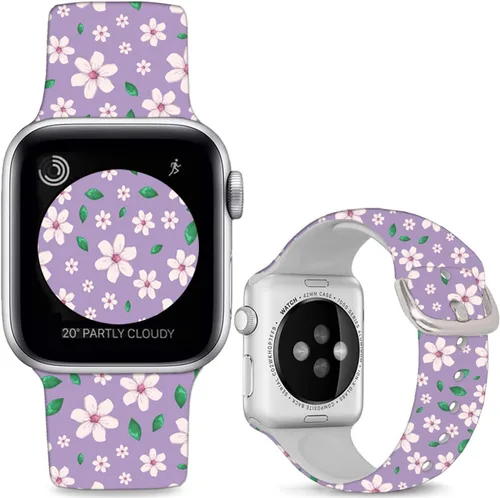 Vista 11 de Correas de reloj de silicona suave compatibles con Apple Watch de 1.496 in 1.575 in 1.614 in 1.654 in 1.732 in 1.772 in 1.811 in 1.929 in Ultra 2