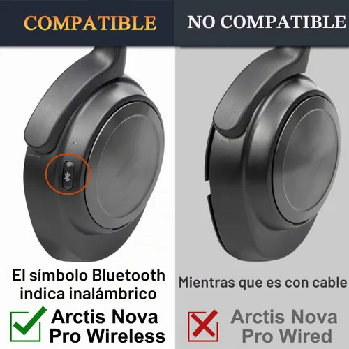 Vista 3 de SOULWIT Almohadillas de refrigeración para Arctis Nova Pro Wireless/Nova