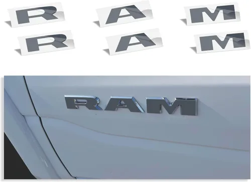 Vista 20 de Reflective Concepts 2019-2026 Adhesivos de calcomanías para emblemas de puerta RAM - (Color: Bandera Americana)