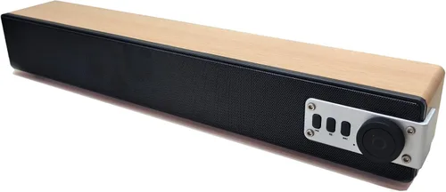 Vista 8 de Altavoz Bluetooth de madera retro con ruido blanco, sonido estéreo de 10 W RMS altavoz de audio para el hogar, BT5.3/TF/USB/FM/AUX, altavoz