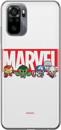 Vista 10 de ERT GROUP Funda de teléfono móvil para Xiaomi REDMI Note 10/10S original y con licencia oficial de Marvel, patrón 001, adaptado de forma óptima a