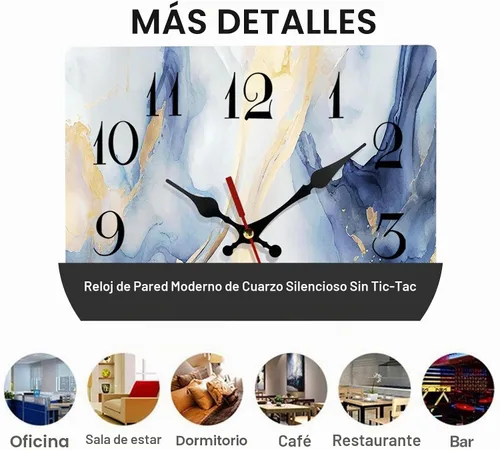 Vista 5 de ArtSocket Reloj de pared cuadrado silencioso sin tictac 10" mármol Resumen de mármol rosa