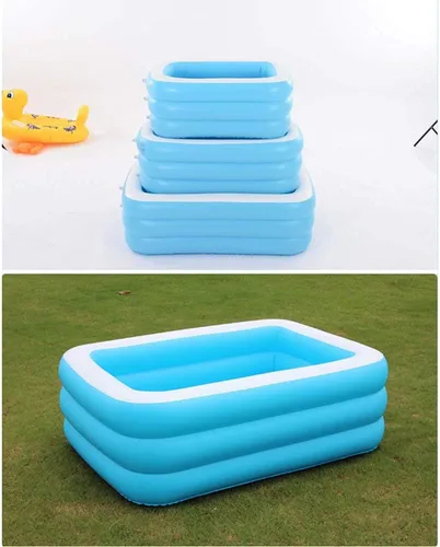 Vista 6 de Centro de natación Familiar, acuario, Piscina inflable, Piscina de salón Rectangular, 4.9 ft