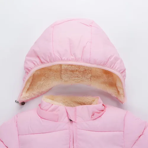 Vista 3 de Chaqueta acolchada acolchada para bebé niño y niña, abrigo cálido para invierno y nieve