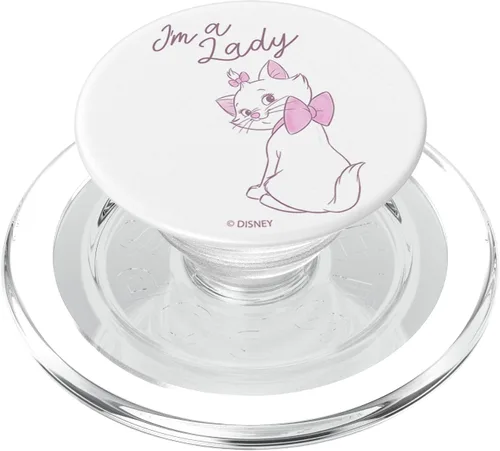 Vista 8 de Disney Aristocats Marie I'm A Lady Portrait PopSockets intercambiables PopGrip