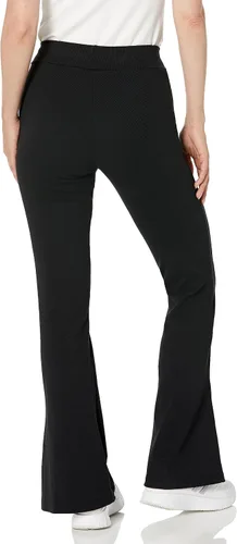 Vista 2 de adidas Women's Lounge Ribbed Flared Leg Pants