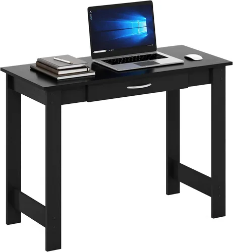 Vista 8 de Furinno Simplistic - Escritorio de 32 pulgadas de ancho, escritorio para Pino ámbar