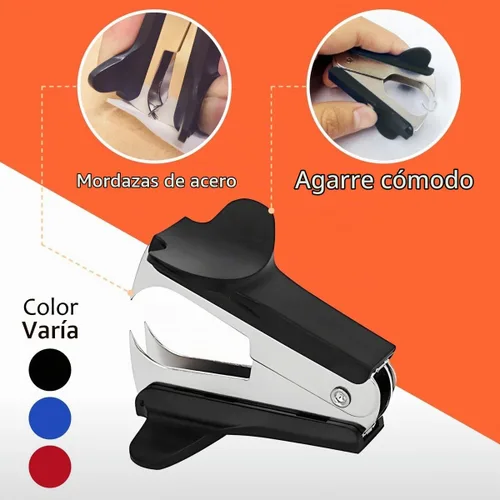 Vista 2 de Removedor de grapas, paquete de 2 extractores de grapas, herramienta de extracción de grapas estilo mandíbula, removedor de grapas