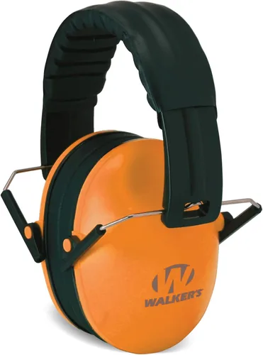 Vista 4 de Walker's Low Profile Lightweight Padded Headband Adjustable Folding Noise-Reducing Hearing Protection Earmuffs