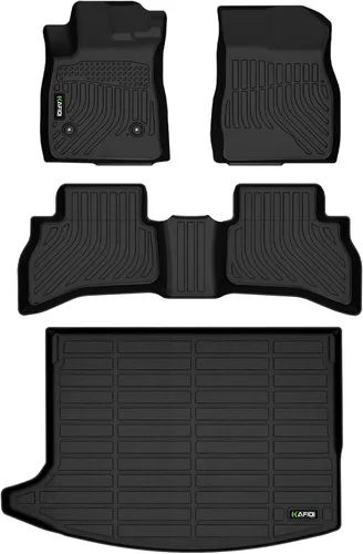 Vista 12 de HAFIDI® - Tapetes para auto con almacenamiento debajo del asiento, para todo clima, antideslizantes, de elastómero termoplástico, para la primera