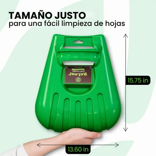 Vista 2 de Releaf Recolector de hojas ergonómico, mano gigante para recolección de hojas o remoción de césped.