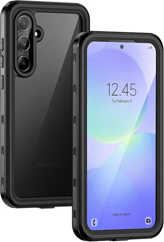 Vista 13 de Lanhiem - Funda para Samsung Galaxy A16 5G, impermeable IP68, resistente al polvo, con protector de pantalla integrado, cubierta protectora