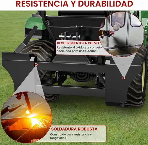 Vista 2 de YITAMOTOR Adaptador de enganche rápido de 3 puntos para minicargadora de categoría 1, conversión universal de enganche de 3 puntos, accesorios