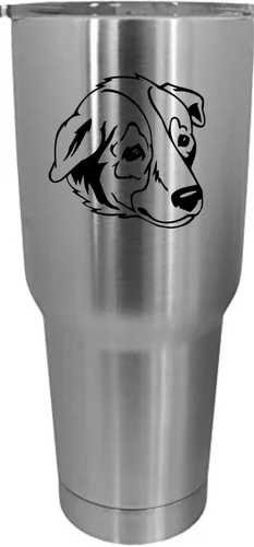 Vista 246 de Cairn Terrier - Vaso grabado con temática de perro, 30 onzas