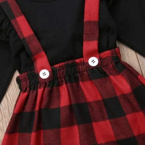 Vista 6 de Mubineo Conjunto de falda de algodón para bebé y niña pequeña