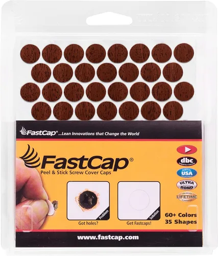 Vista 4 de FastCap - Cubiertas para agujeros para tornillos, pegatinas redondas de 9/16" (14 mm) - Proyectos profesionales de carpintería, muebles y gabinetes