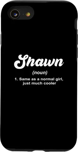Vista 13 de Funda Shawn con nombre personalizado para iPhone 14 con definición de nombre Shawn