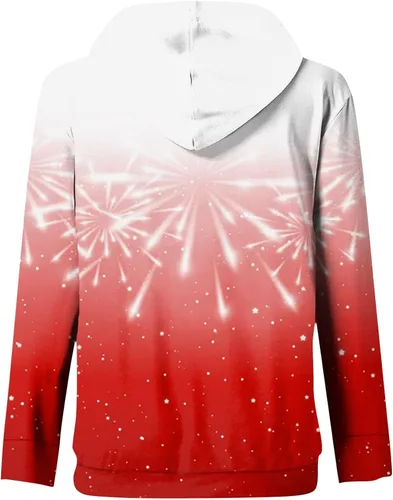 Vista 3 de Womens Pullover Sweatshirt Loose Y2K Halloween Shirts Pullover Tops Fleece Y2K Tops Solid Lightweight