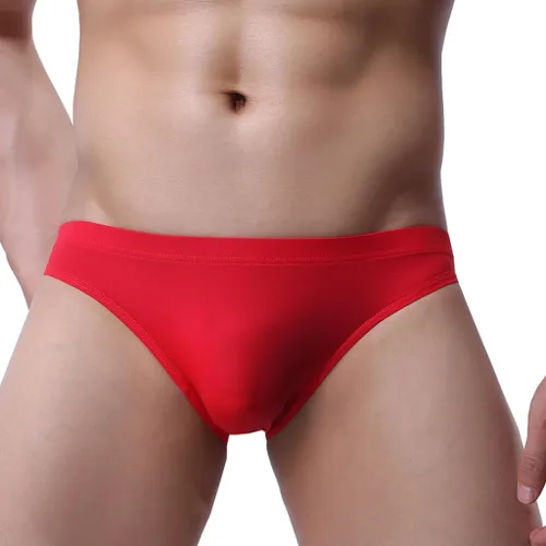 Vista 5 de WINDAY Calzoncillos de hombre Transpirable Hielo Seda Triángulo Bikinis y Escritos N04