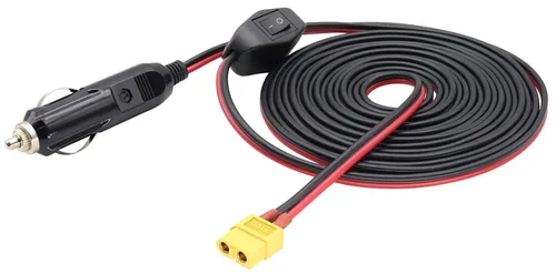 Vista 11 de Paquete de 2 cables 16AWG XT60 a encendedor de cigarrillos, enchufe macho de 12 V a XT60 hembra, cable de extensión compatible con cable de carga