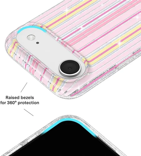 Vista 1033 de VELVET CAVIAR Funda para iPhone 15, compatible con MagSafe, probada contra caídas de 10 pies, fundas protectoras de diseño, leopardo color rosa