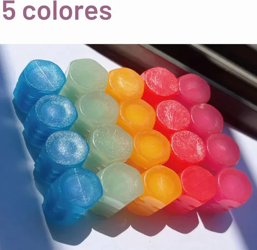 Vista 7 de 20 PIEZAS Tapas Fluorescentes para Vástago de Válvula de Neumático - Cubiertas Luminosas para Neumáticos de Vehículos Universales - Accesorios