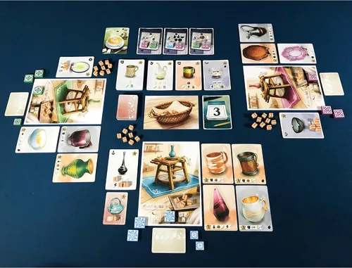 Vista 3 de Pencil First Games: Sunrise at The Studio - Juego de mesa de colección y dibujo de Pottery Set, acogedora caja pequeña, modo individual, a partir