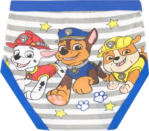 Vista 3 de Paw Patrol Chase Marshall and Rubble - Ropa interior para niños (5 unidades)
