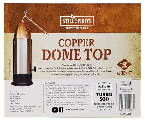 Vista 5 de Still Spirits Domo alambique T500