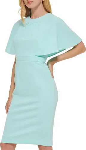 Vista 3 de Calvin Klein Vestido de manga alta con cuello alto para mujer