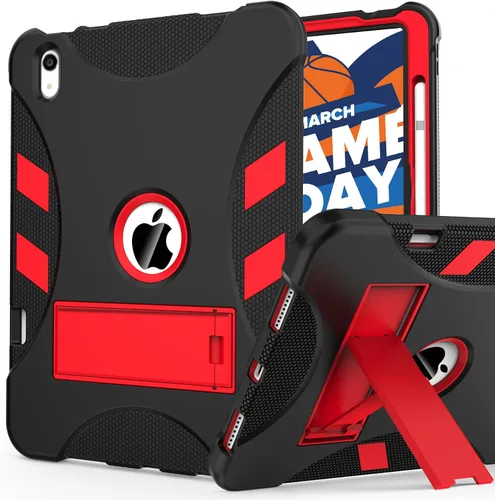 Vista 10 de Funda para iPad de 7ª/8ª generación, funda para iPad 10.2, híbrida, resistente, a prueba de golpes, funda de protección contra caídas construida